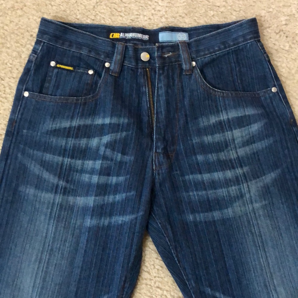 new alphanumeric jeans